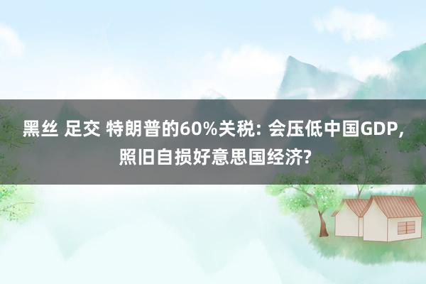 黑丝 足交 特朗普的60%关税: 会压低中国GDP， 照旧自损好意思国经济?