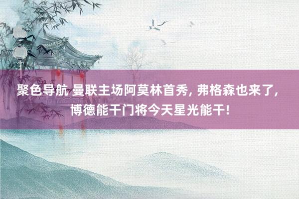 聚色导航 曼联主场阿莫林首秀， 弗格森也来了， 博德能干门将今天星光能干!
